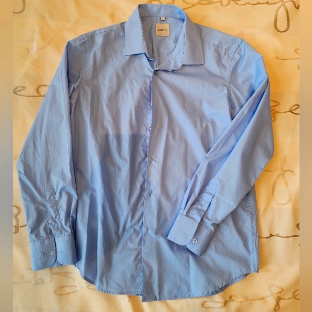 Blue dress shirt